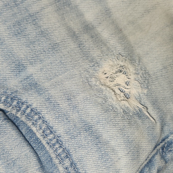 Adriano Goldschmied Womens Classic Lace Patch Distressed Raw Hem Ankle Skinny 27 - Picture 6 of 6